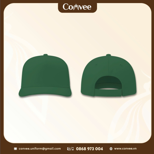 NÓN ĐỒNG PHỤC LƯỠI TRAI XANH VE CHAI