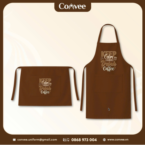 TẠP DỀ DÀI NÂU - IN KEEP COFFEE