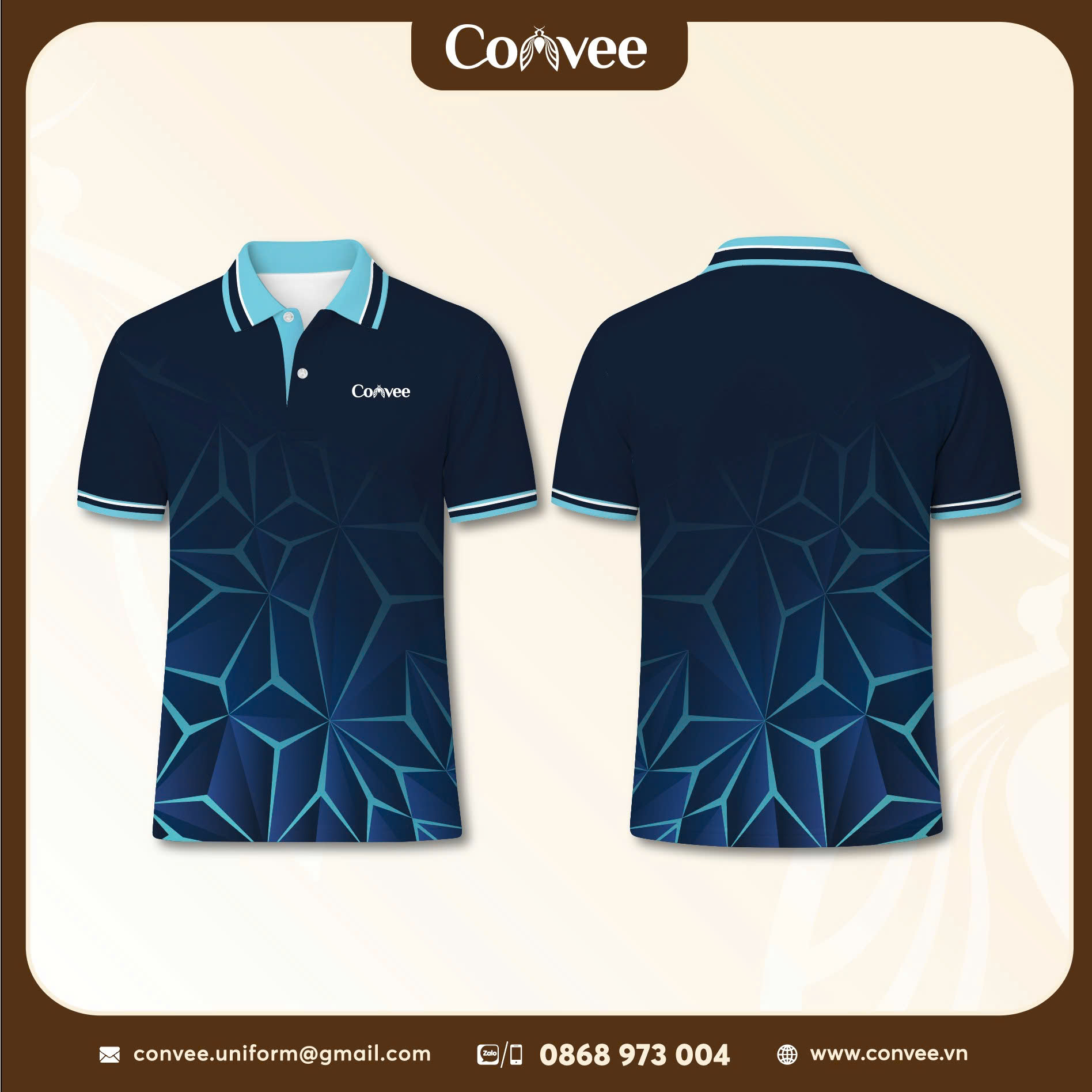 ÁO THUN ĐỒNG PHỤC 3D - DESIGN CONVEE 13
