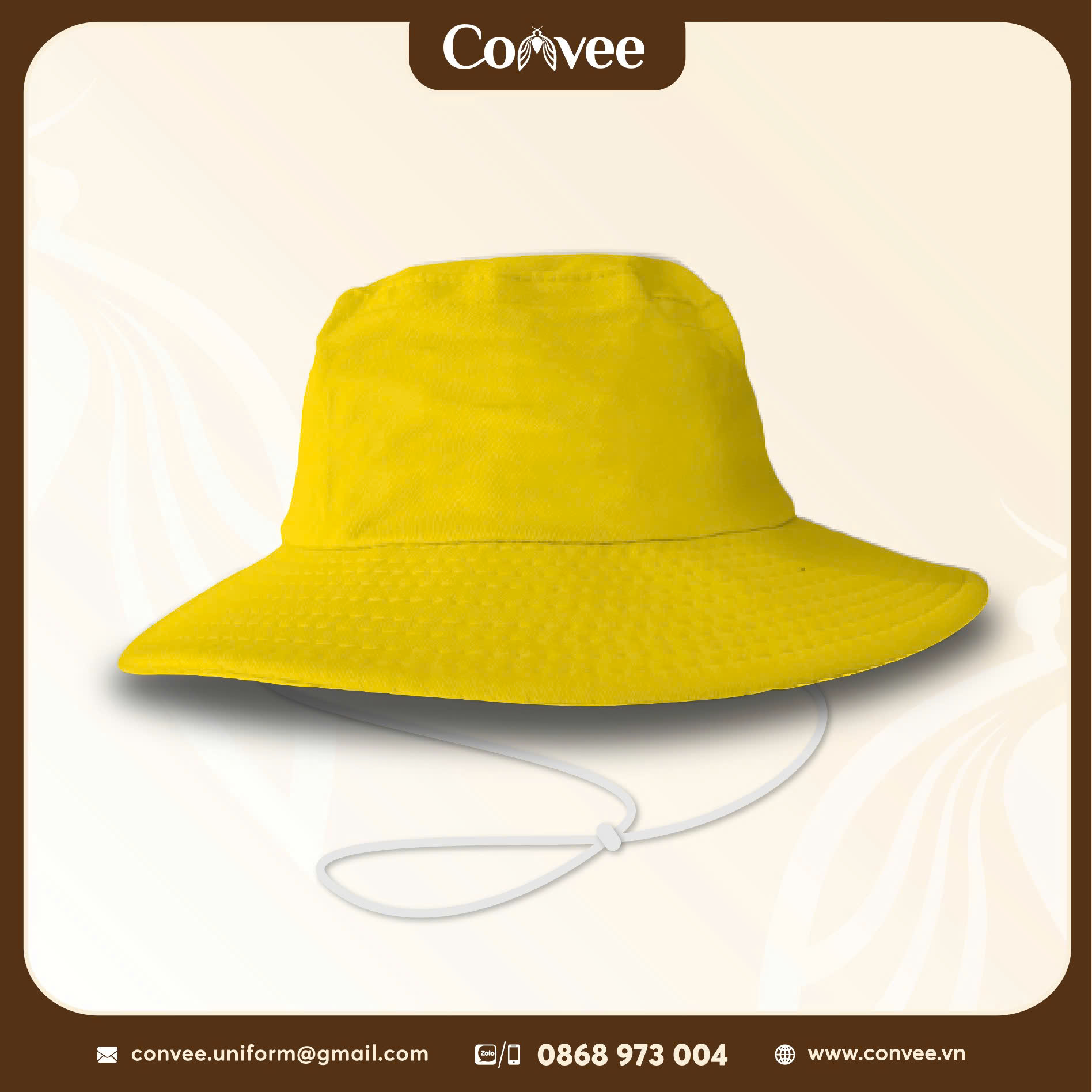 NÓN ĐỒNG PHỤC TAI BÈO - DESIGN CONVEE 08