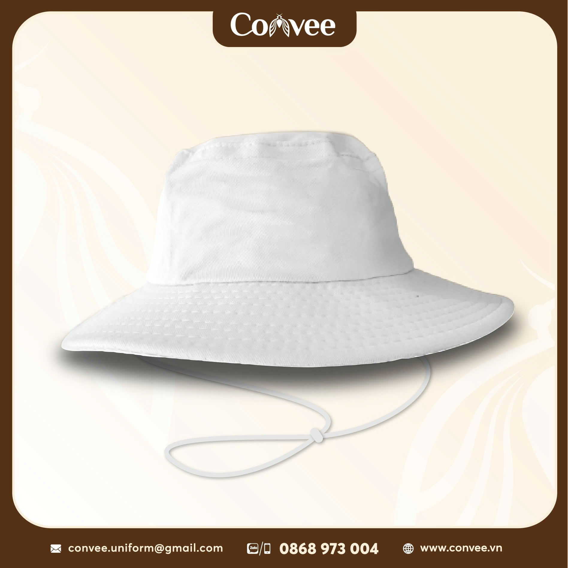 NÓN ĐỒNG PHỤC TAI BÈO - DESIGN CONVEE 10