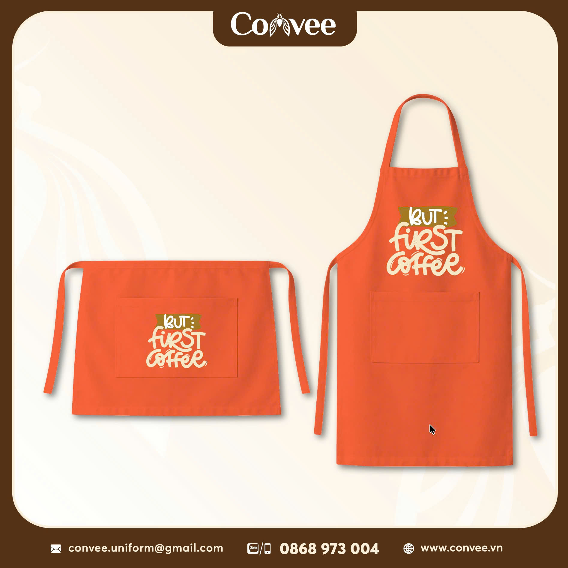 TẠP DỀ DÀI CAM - IN FIRST COFFEE