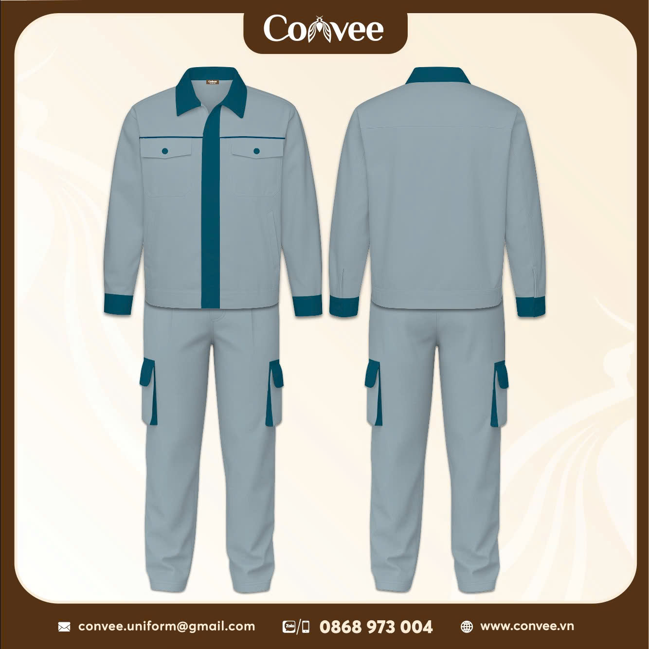 BẢO HỘ LAO ĐỘNG - CONVEE DESIGN MẪU 06